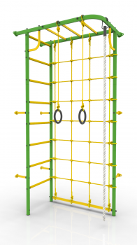 Шведская стенка Рукоход-Угловой (зеленый)
