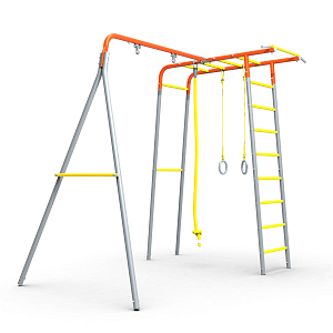 УДСК-5.1 "Тарзан-К" с доп. секцией "Качели" оранжевый/серый