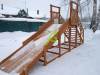 Зимняя горка "IgraGrad Snow Fox Start", скат 4 м
