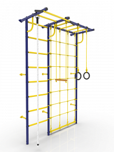 Шведская стенка Роки с рукоходом (ультрамарин)