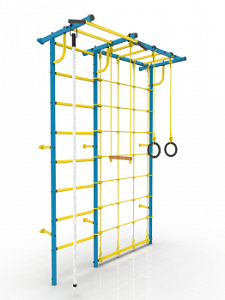 Шведская стенка Роки с рукоходом ( синий)