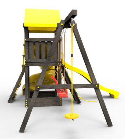 Детская площадка Пикник "Black" с винтовой трубой