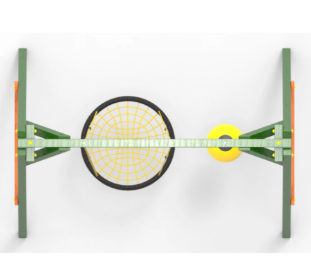 Деревянные качели Пикник 2 "Вега" (качели гнездо 1м + качели шар)