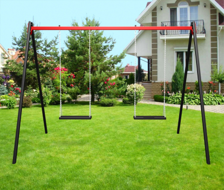 картинка Уличные качели Sv Sport УК171В2 (3.0м/Деревянные 2шт/Подвесы на втулке 2к) от магазина Лазалка