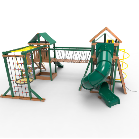 Детская площадка Пикник "Форест" Стэйдж К с винтовой трубой