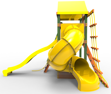 Детская площадка Пикник "Вега" с винтовой трубой