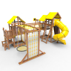 Детская площадка Пикник "Оптимус " Стэйдж К с винтовой трубой