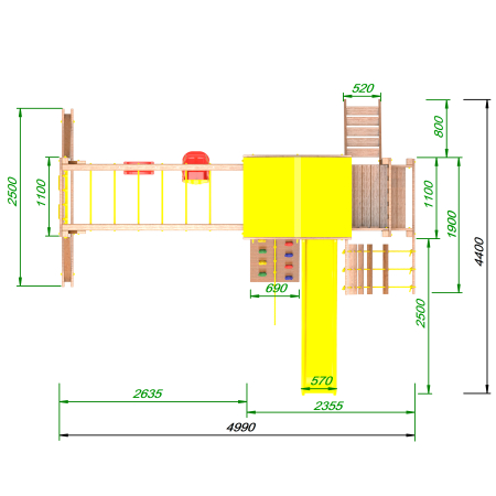 Детская площадка Пикник «Оптимус» Макси Руфер