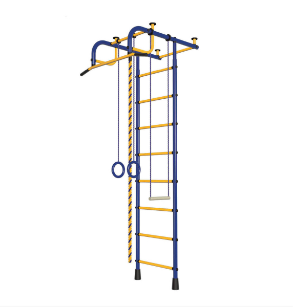 Детский спортивный комплекс ДСК   "Пионер-1"  2,9-3,4м. (синий-желтый)
