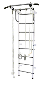 Детский спортивный комплекс ДСК "Пионер-С2Р"  белый-серый