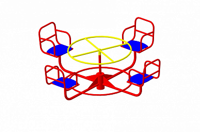Качель Пионер "Карусель №3" ПЛ КР-3.004.02