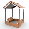 картинка Детская деревянная песочница с крышей "Ультра" от магазина Лазалка